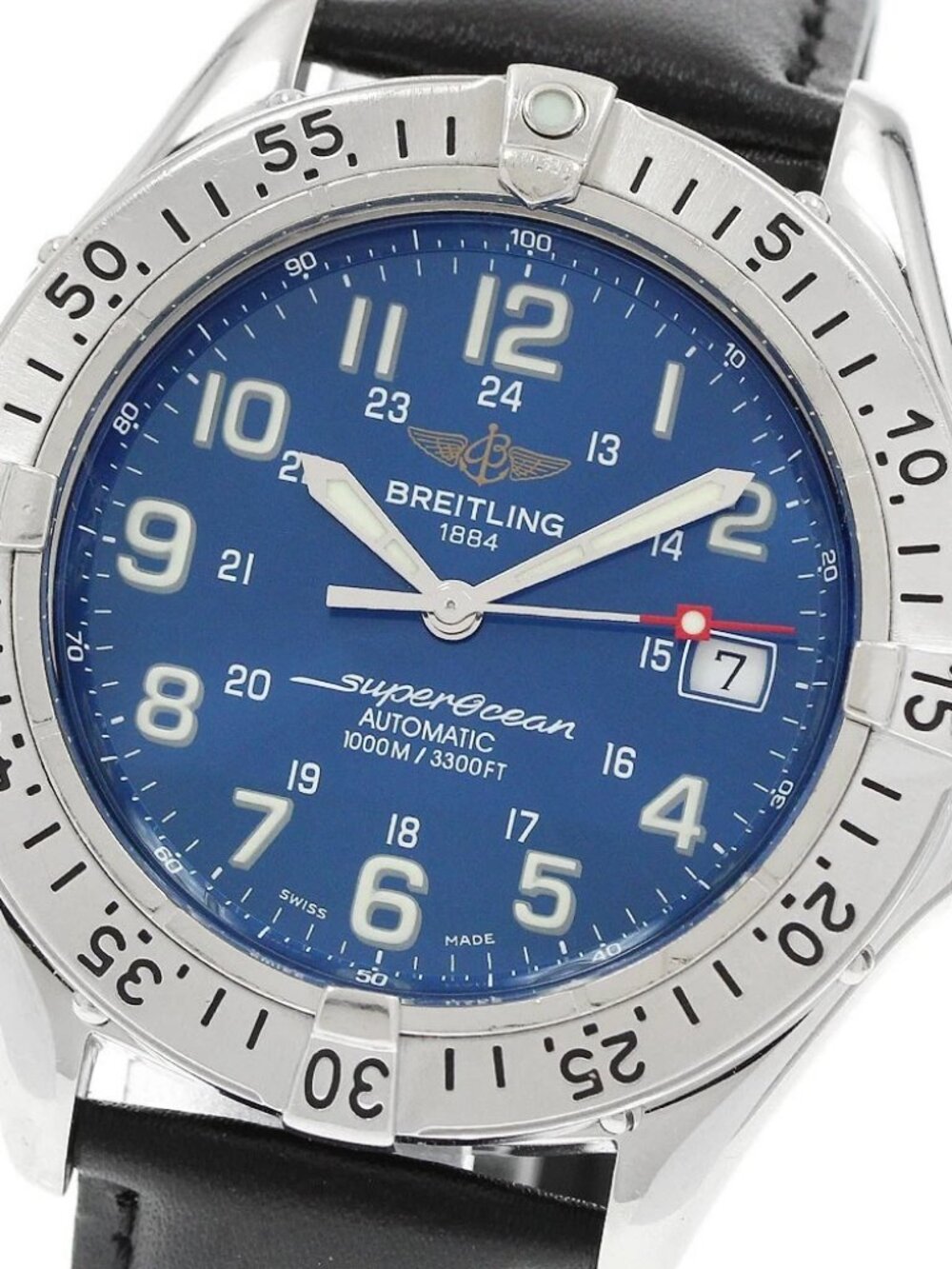 BREITLING Super Ocean A17340 Date blue Dial Automatic Men's Watch_968046